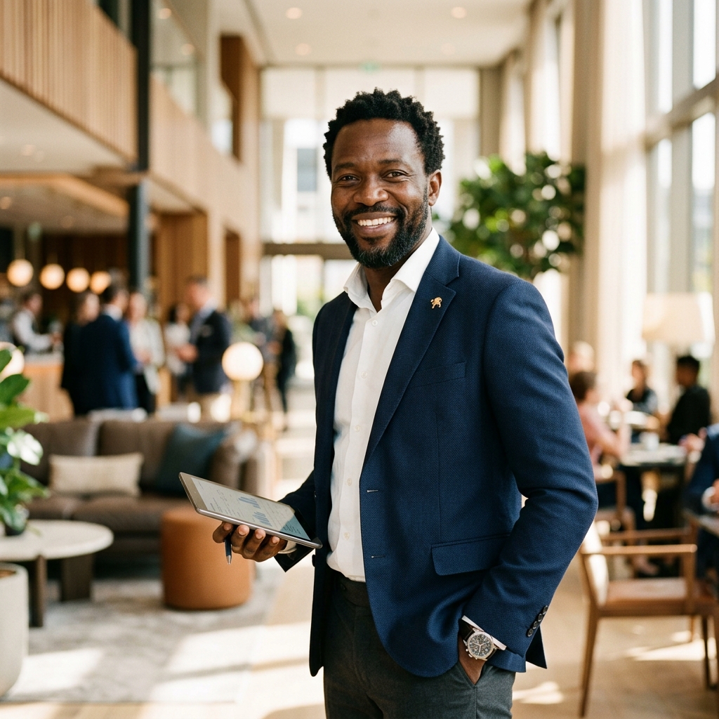 Portrait de Marc Touré, dirigeant d'entreprise
